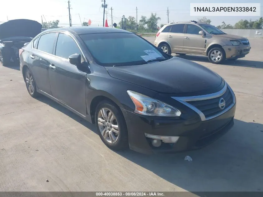 2014 Nissan Altima 2.5 S VIN: 1N4AL3AP0EN333842 Lot: 40038853