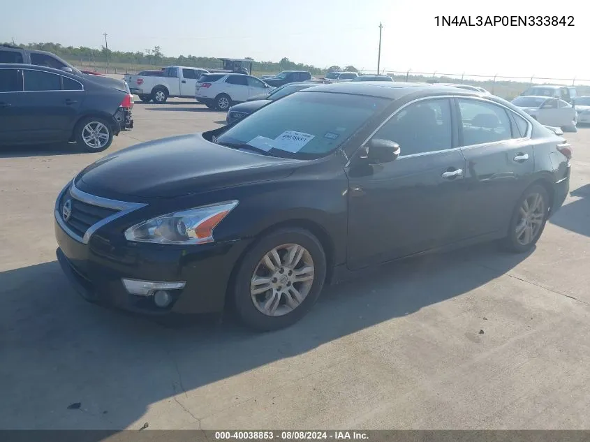 2014 Nissan Altima 2.5 S VIN: 1N4AL3AP0EN333842 Lot: 40038853