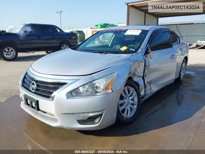 1N4AL3AP0EC143034 2014 Nissan Altima 2.5