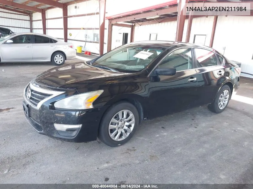 1N4AL3AP2EN211984 2014 Nissan Altima 2.5 S