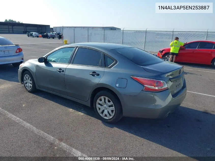 2014 Nissan Altima 2.5 S VIN: 1N4AL3AP5EN253887 Lot: 40081839