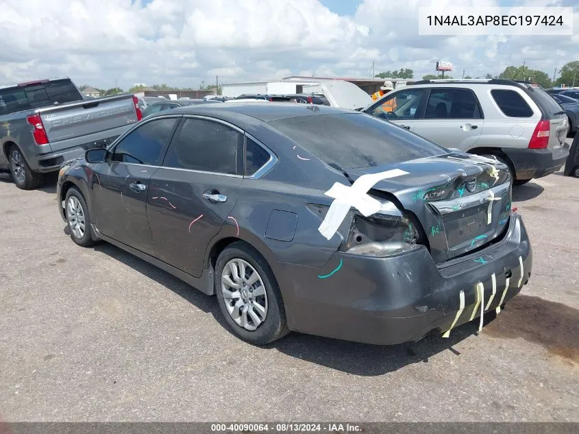 1N4AL3AP8EC197424 2014 Nissan Altima 2.5 S