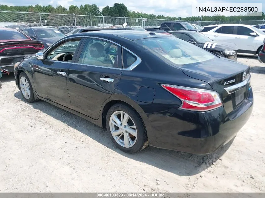 2014 Nissan Altima 2.5/S/Sv/Sl VIN: 1N4AL3AP4EC288500 Lot: 40103329