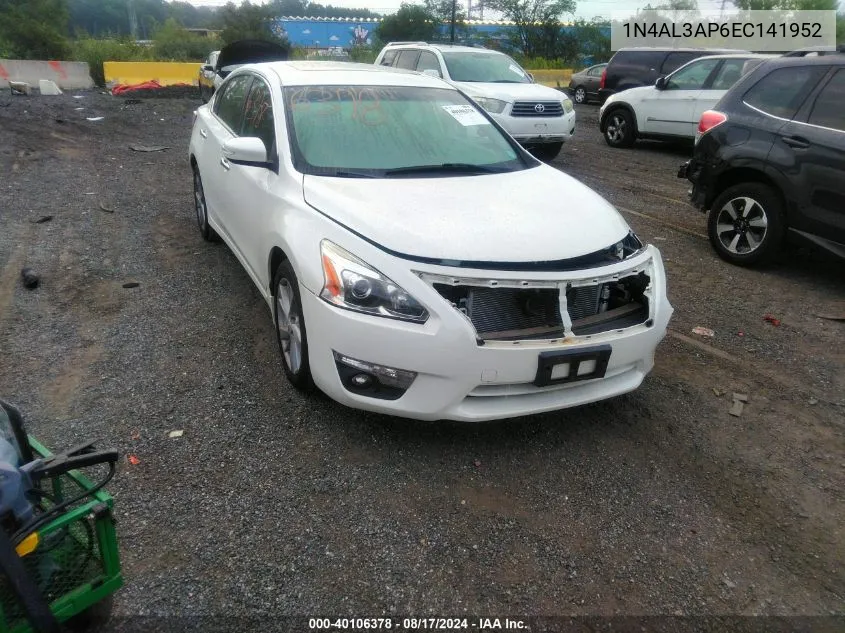 2014 Nissan Altima 2.5 Sv VIN: 1N4AL3AP6EC141952 Lot: 40106378