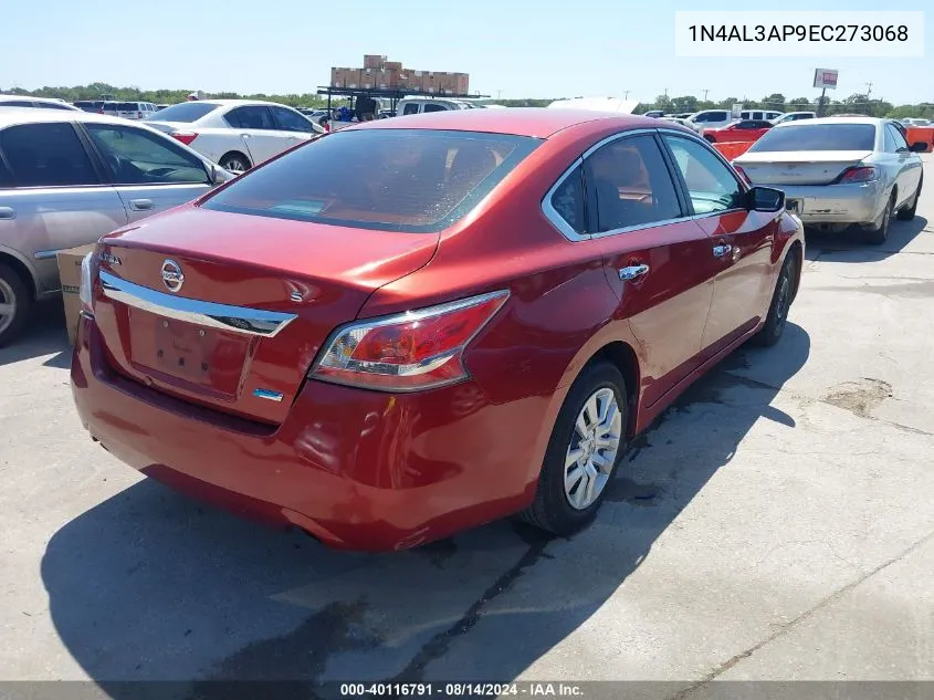 2014 Nissan Altima 2.5/2.5 S/2.5 Sl/2.5 Sv VIN: 1N4AL3AP9EC273068 Lot: 40116791