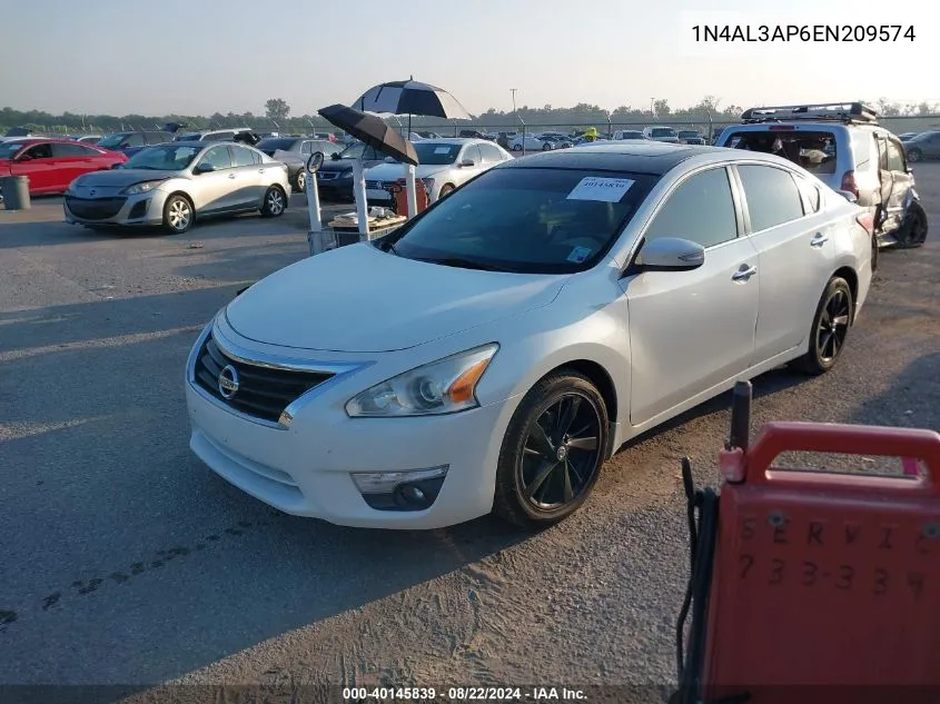 2014 Nissan Altima 2.5 Sv VIN: 1N4AL3AP6EN209574 Lot: 40145839