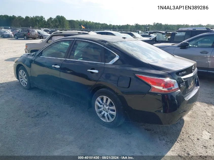 1N4AL3AP1EN389286 2014 Nissan Altima 2.5/S/Sv/Sl