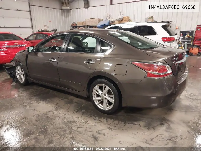 1N4AL3AP6EC169668 2014 Nissan Altima 2.5 Sv