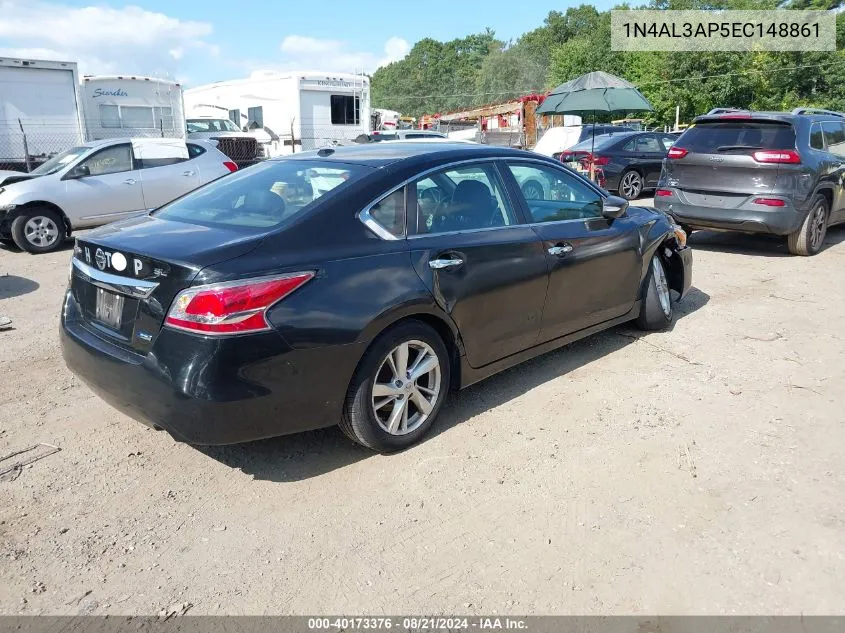 2014 Nissan Altima 2.5 Sl VIN: 1N4AL3AP5EC148861 Lot: 40173376