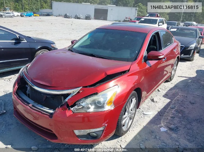 1N4BL3AP8EC116815 2014 Nissan Altima 3.5 Sl