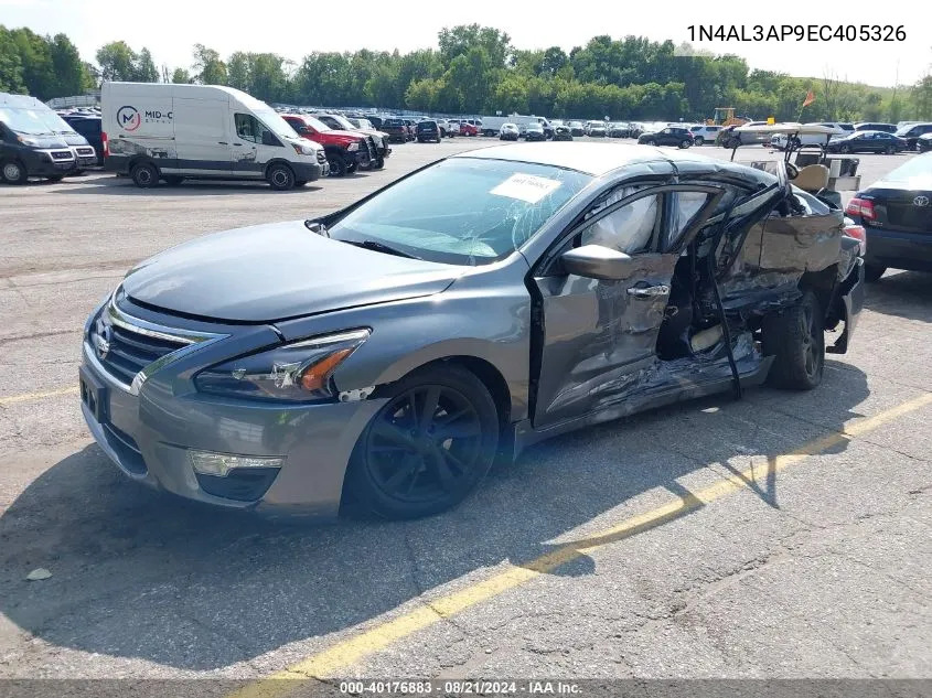 2014 Nissan Altima 2.5 Sv VIN: 1N4AL3AP9EC405326 Lot: 40176883