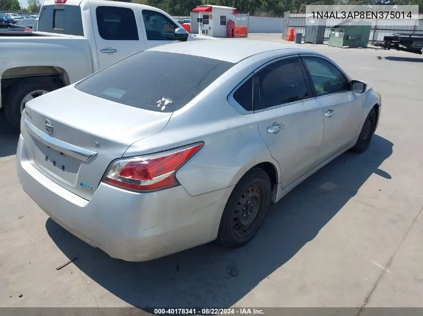 1N4AL3AP8EN375014 2014 Nissan Altima 2.5/2.5 S/2.5 Sl/2.5 Sv