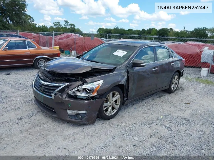 2014 Nissan Altima 2.5 Sv VIN: 1N4AL3AP5EN252447 Lot: 40179726