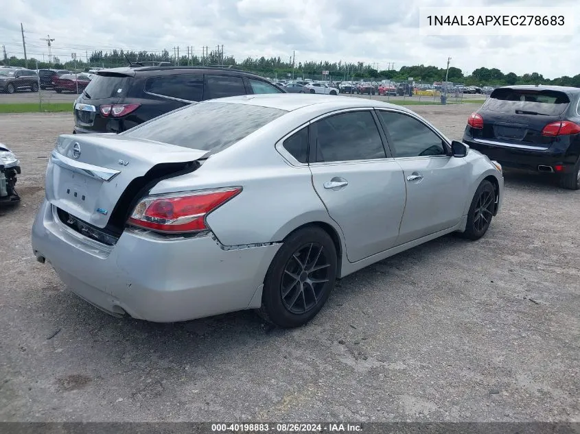 1N4AL3APXEC278683 2014 Nissan Altima 2.5 Sv