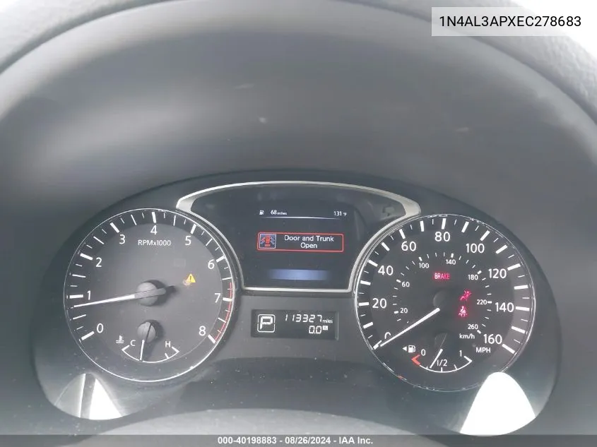 1N4AL3APXEC278683 2014 Nissan Altima 2.5 Sv