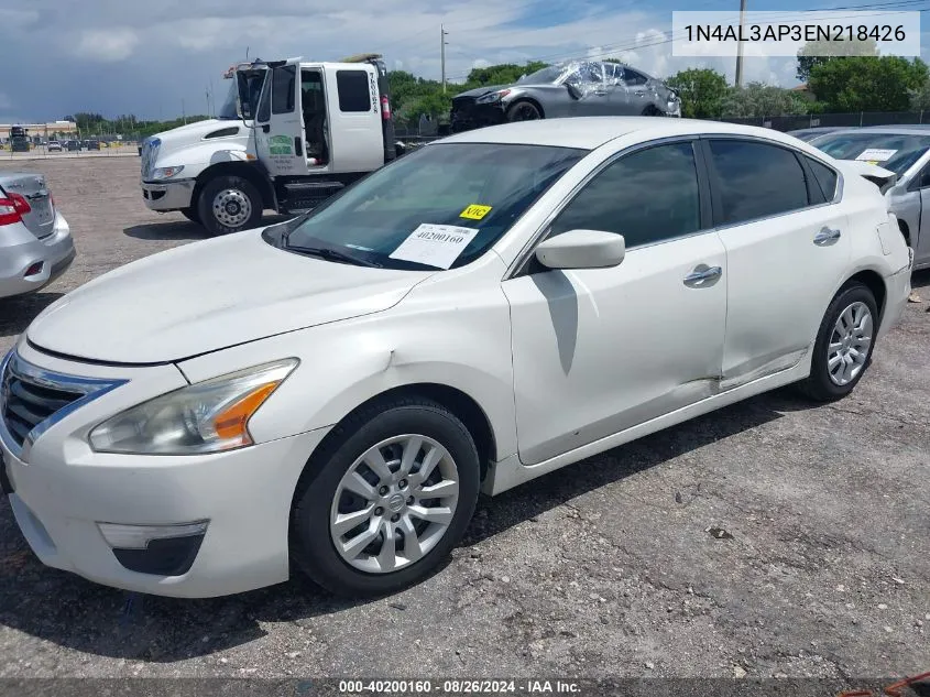 1N4AL3AP3EN218426 2014 Nissan Altima 2.5 S