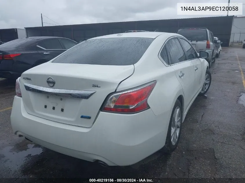 1N4AL3AP9EC120058 2014 Nissan Altima 2.5 Sl