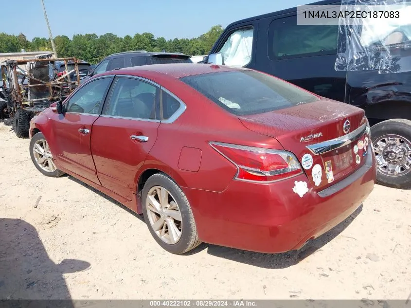 1N4AL3AP2EC187083 2014 Nissan Altima 2.5 Sl