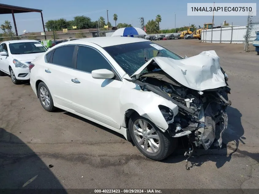 1N4AL3AP1EC407510 2014 Nissan Altima 2.5 S