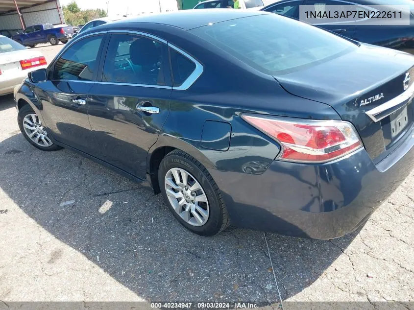 2014 Nissan Altima 2.5 S VIN: 1N4AL3AP7EN222611 Lot: 40234947