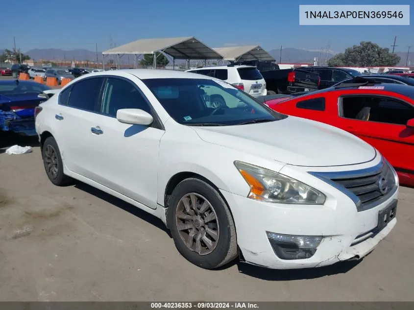 1N4AL3AP0EN369546 2014 Nissan Altima 2.5 S