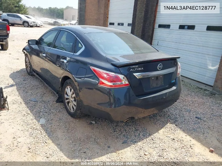 2014 Nissan Altima 2.5 S VIN: 1N4AL3AP4EC128777 Lot: 40238972