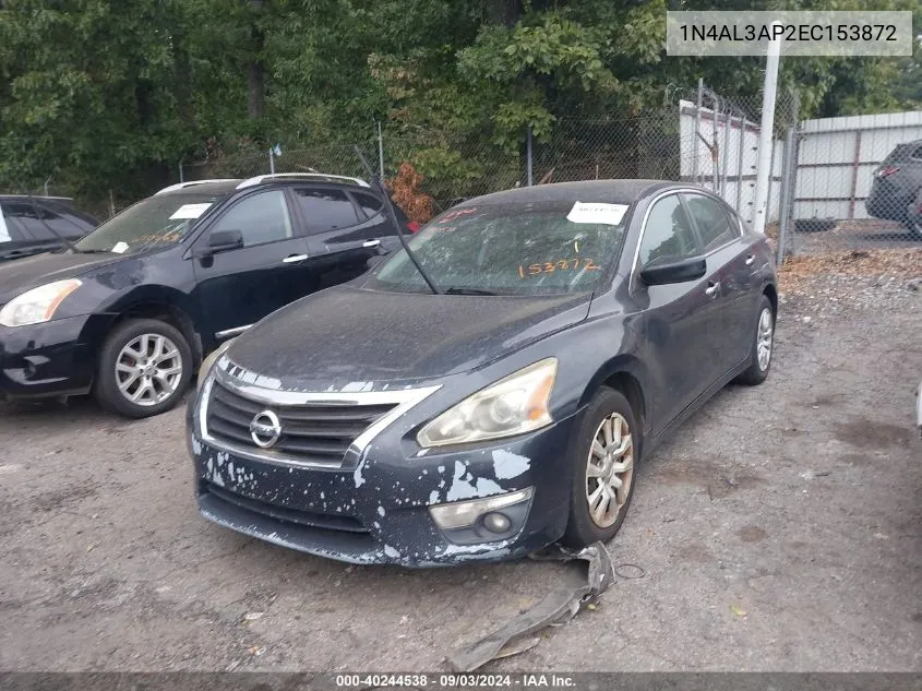 2014 Nissan Altima 2.5 S VIN: 1N4AL3AP2EC153872 Lot: 40244538