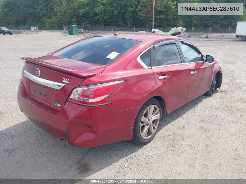 1N4AL3AP6EC287610 2014 Nissan Altima 2.5 Sv