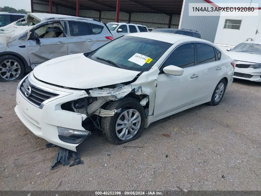 1N4AL3APXEC192080 2014 Nissan Altima 2.5 S