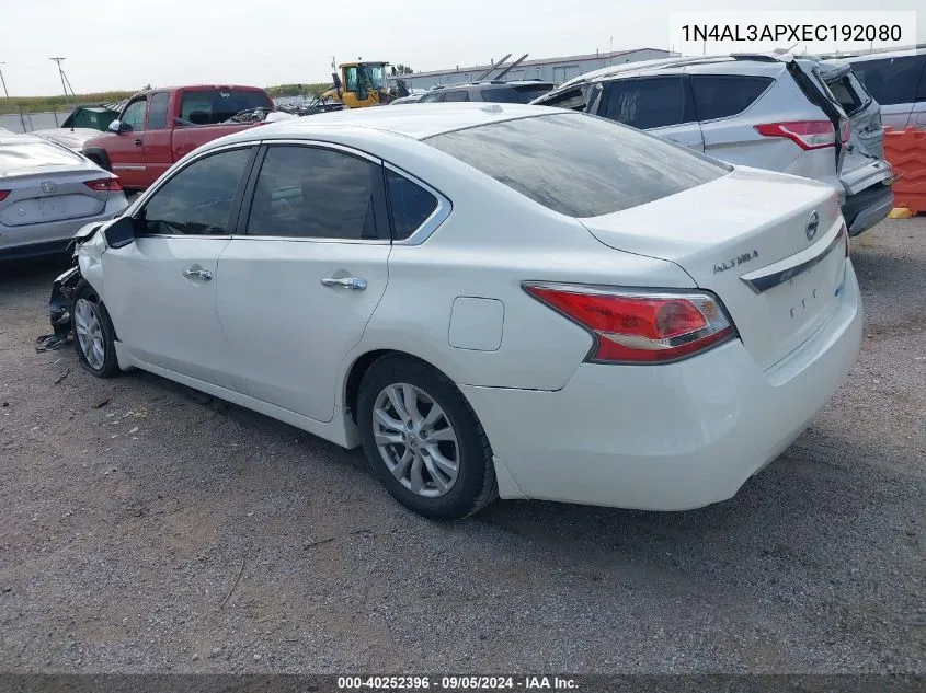 1N4AL3APXEC192080 2014 Nissan Altima 2.5 S