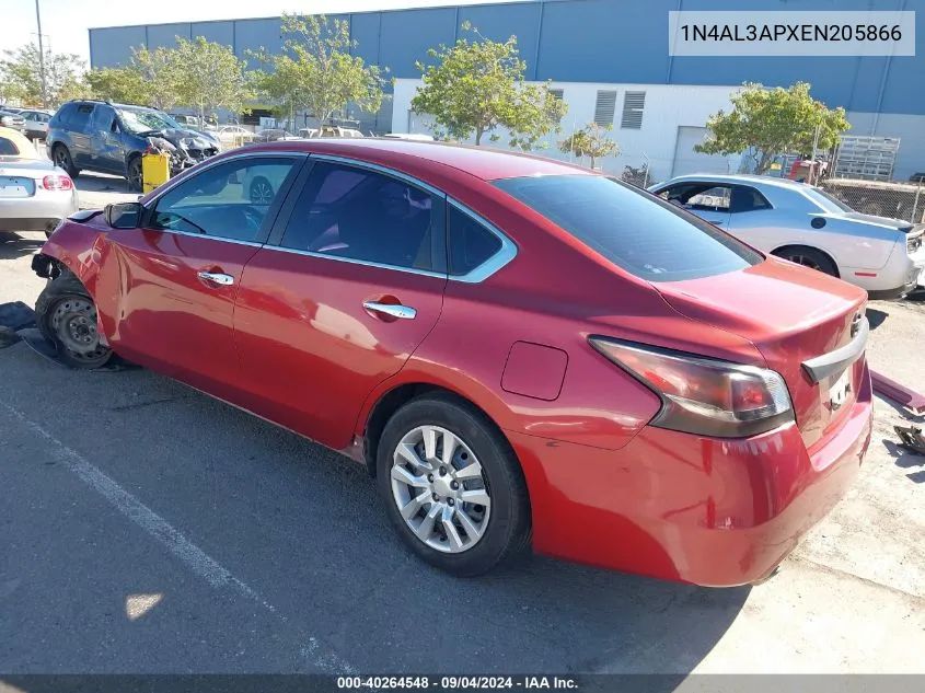 1N4AL3APXEN205866 2014 Nissan Altima 2.5 S