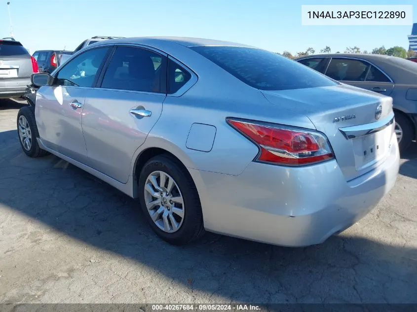 1N4AL3AP3EC122890 2014 Nissan Altima 2.5 S