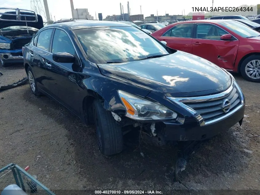 2014 Nissan Altima 2.5/2.5 S/2.5 Sl/2.5 Sv VIN: 1N4AL3AP6EC264344 Lot: 40270010