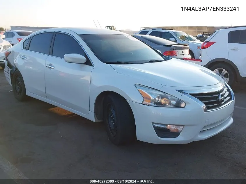 2014 Nissan Altima 2.5 S VIN: 1N4AL3AP7EN333241 Lot: 40272309