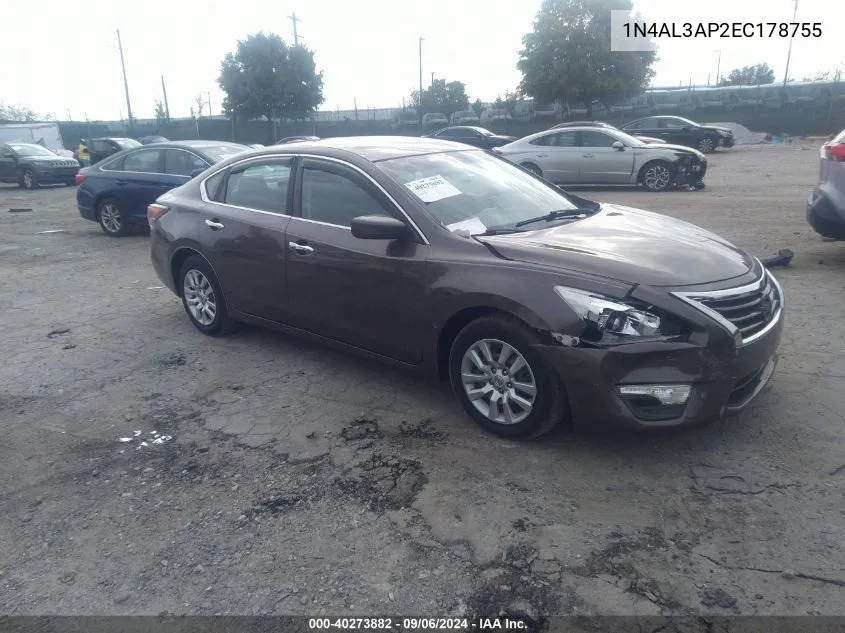 1N4AL3AP2EC178755 2014 Nissan Altima 2.5/S/Sv/Sl