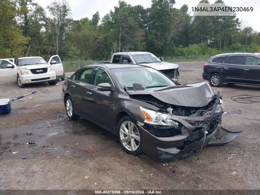 2014 Nissan Altima 2.5 Sl VIN: 1N4AL3AP4EN230469 Lot: 40275996