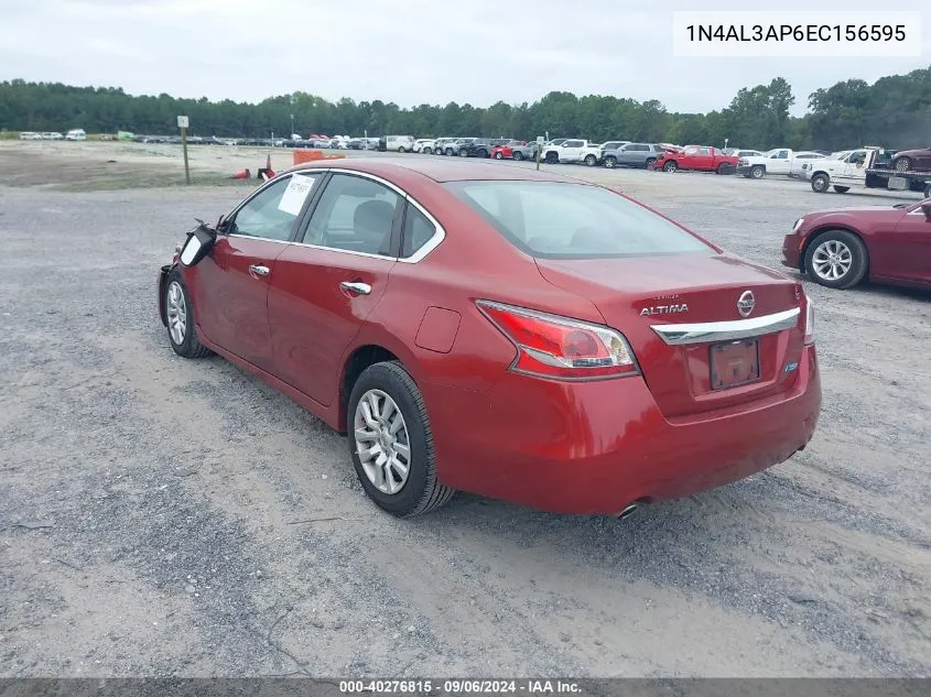 2014 Nissan Altima 2.5 S VIN: 1N4AL3AP6EC156595 Lot: 40276815