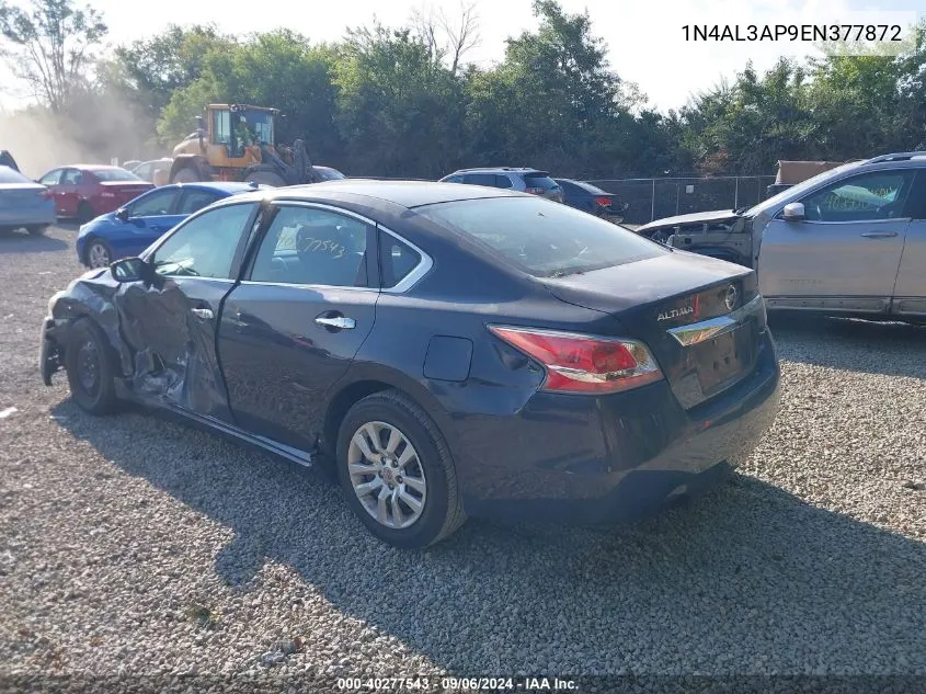 2014 Nissan Altima 2.5/2.5 S/2.5 Sl/2.5 Sv VIN: 1N4AL3AP9EN377872 Lot: 40277543