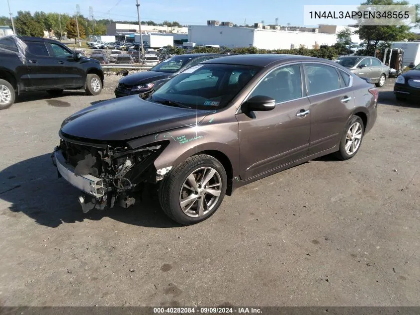 2014 Nissan Altima 2.5 Sl VIN: 1N4AL3AP9EN348565 Lot: 40282084