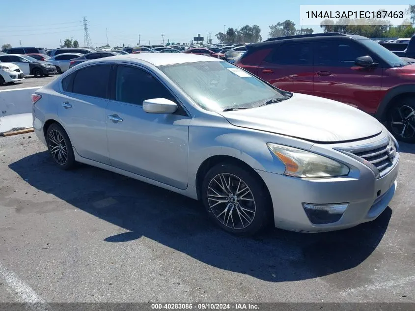 2014 Nissan Altima 2.5/S/Sv/Sl VIN: 1N4AL3AP1EC187463 Lot: 40283085