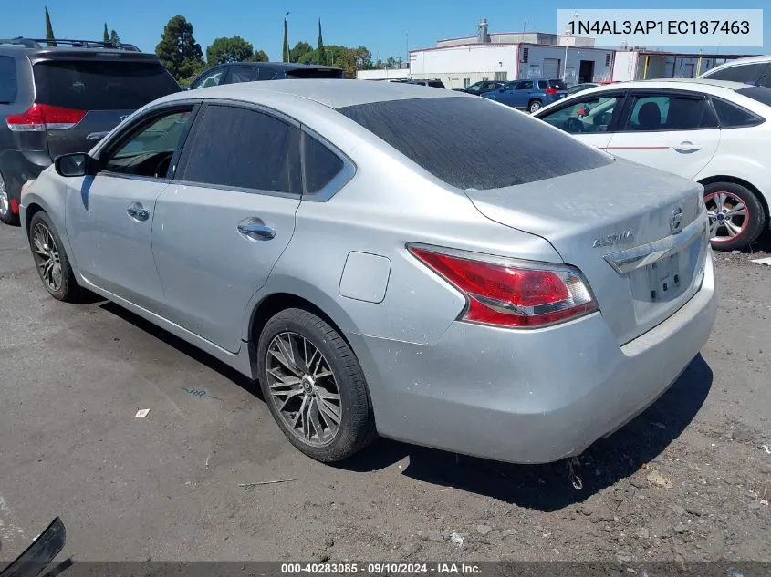 2014 Nissan Altima 2.5/S/Sv/Sl VIN: 1N4AL3AP1EC187463 Lot: 40283085