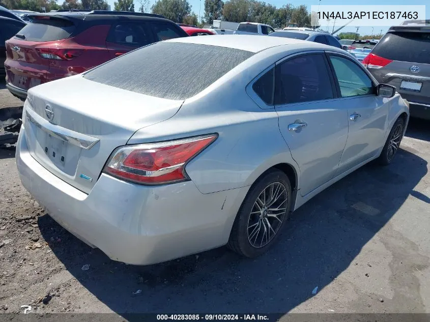 2014 Nissan Altima 2.5/S/Sv/Sl VIN: 1N4AL3AP1EC187463 Lot: 40283085