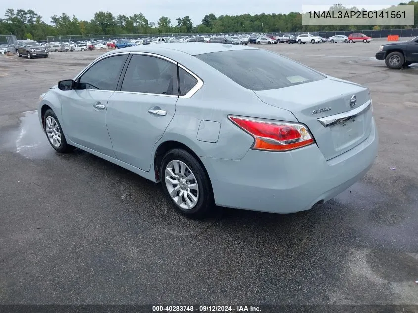 2014 Nissan Altima 2.5 S VIN: 1N4AL3AP2EC141561 Lot: 40283748