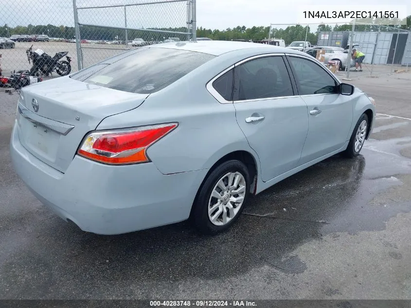 2014 Nissan Altima 2.5 S VIN: 1N4AL3AP2EC141561 Lot: 40283748