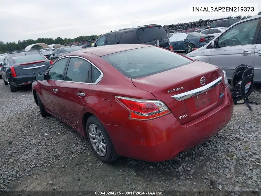 2014 Nissan Altima 2.5 S VIN: 1N4AL3AP2EN219373 Lot: 40284215