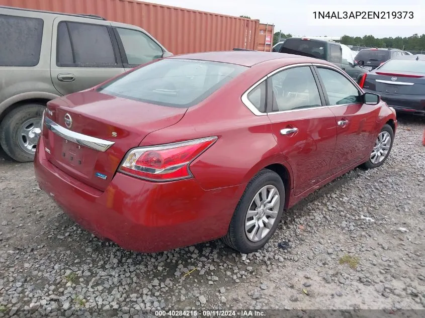 2014 Nissan Altima 2.5 S VIN: 1N4AL3AP2EN219373 Lot: 40284215