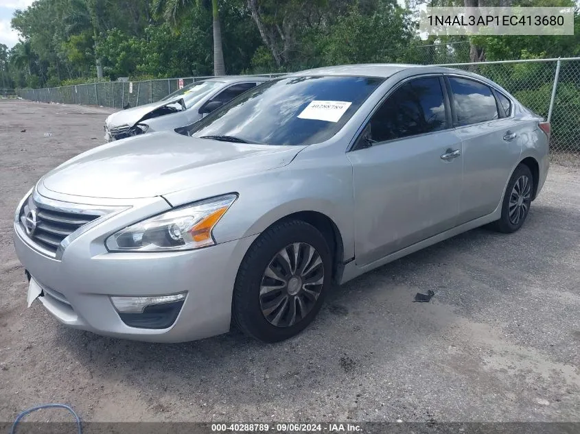 2014 Nissan Altima 2.5/2.5 S/2.5 Sl/2.5 Sv VIN: 1N4AL3AP1EC413680 Lot: 40288789