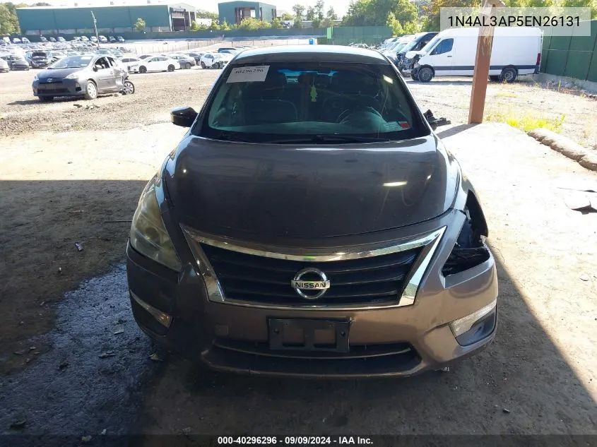 2014 Nissan Altima 2.5/2.5 S/2.5 Sl/2.5 Sv VIN: 1N4AL3AP5EN26131 Lot: 40296296