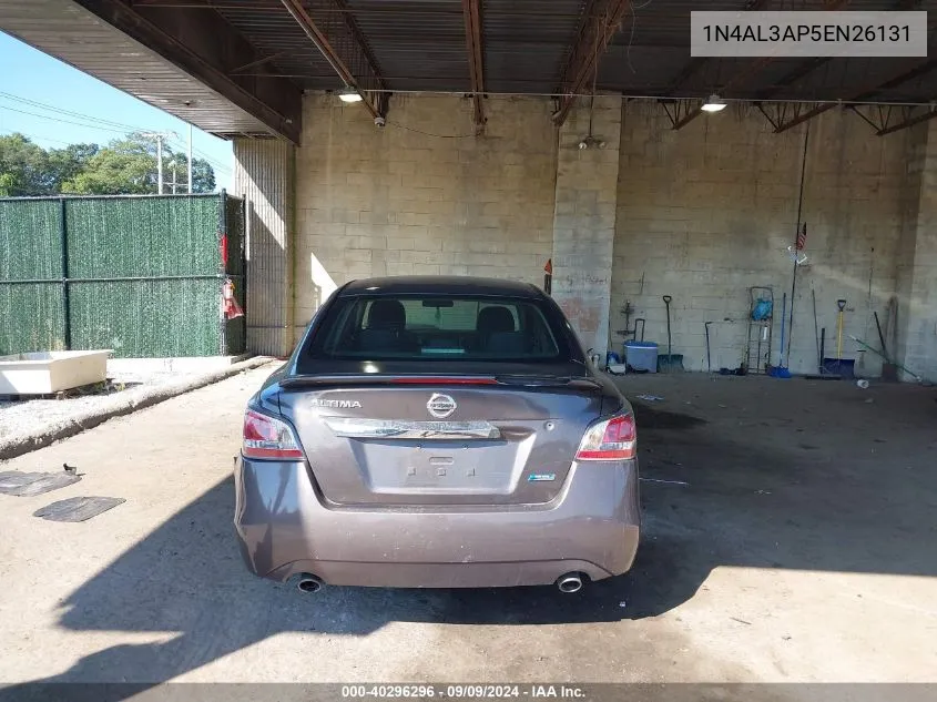 2014 Nissan Altima 2.5/2.5 S/2.5 Sl/2.5 Sv VIN: 1N4AL3AP5EN26131 Lot: 40296296