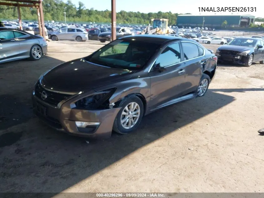 2014 Nissan Altima 2.5/2.5 S/2.5 Sl/2.5 Sv VIN: 1N4AL3AP5EN26131 Lot: 40296296